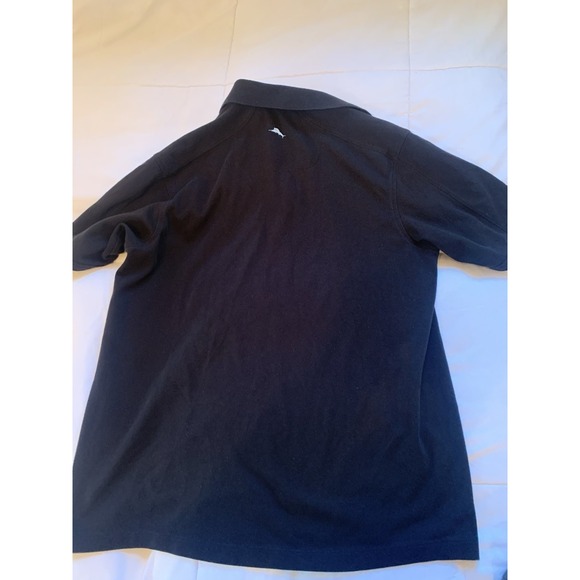 Tommy Bahama Shirt Mens Medium Black Cotton‎ - Picture 7 of 12